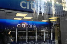 Pobočka americkej banky Citigroup v New Yorku. FOTO: TASR/AP