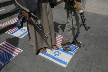 Z jemenských Húsíov je nepriateľ Izraela. FOTO: Profimedia
