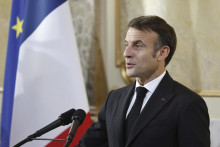 Francúzsky prezident Emanuel Macron. FOTO: TASR/AP

