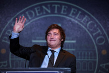 Nový argentínsky prezident Javier Milei. FOTO: Reuters