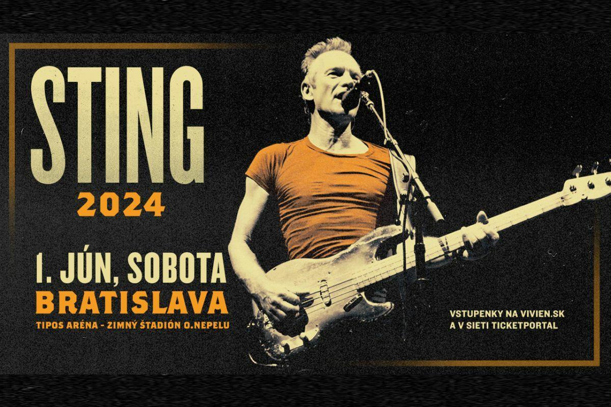 Sting sa vracia na Slovensko. Kúpte si lístok už dnes