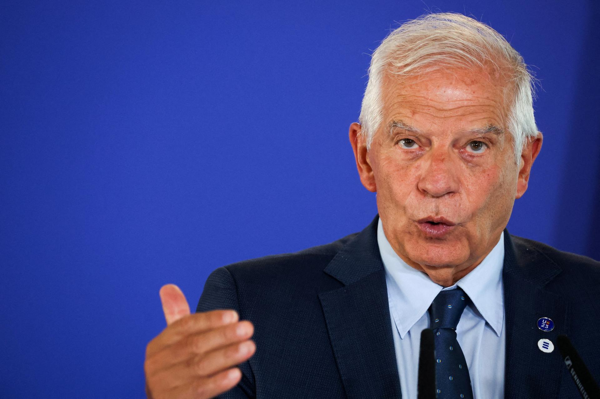 Prekonajme emócie a budujme mier v Pásme Gazy, vyzval šéf európskej diplomacie Borrell
