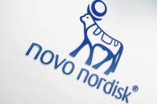 Logo spoločnosti Novo Nordisk. FOTO: Reuters