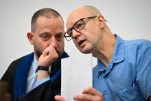 Sprava obžalovaný Pavol Rusko a jeho právny zástupca Marek Para. FOTO: TASR/Pavol Zachar