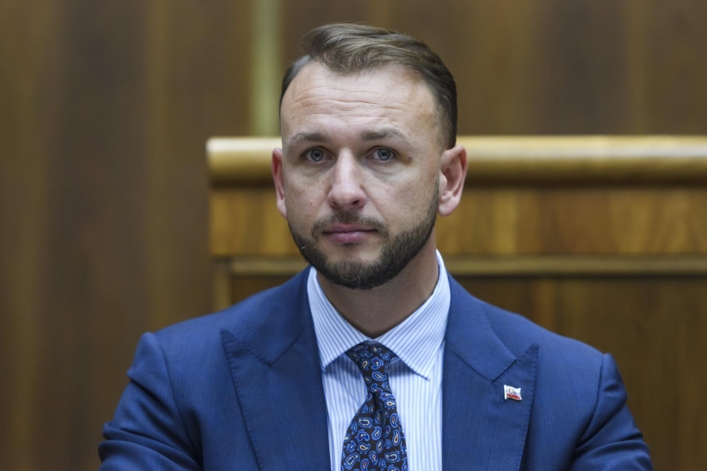 Minister vn&uacute;tra Mat&uacute;&scaron; &Scaron;utaj E&scaron;tok. FOTO: TASR/Jaroslav Nov&aacute;k