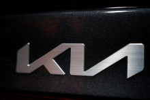 Logo automobilky Kia. FOTO: Reuters