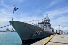 Plavidlo kráľovského austrálskeho námorníctva. FOTO: Reuters