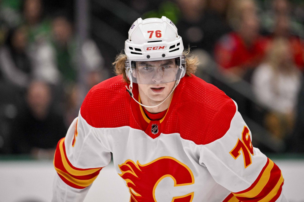 Slovenský center Calgary Flames Martin Pospíšil. FOTO: Reuters
