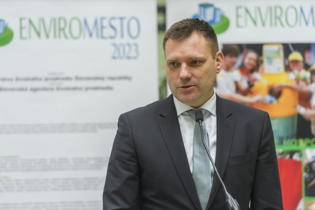 Podpredseda vlády a minister životného prostredia Tomáš Taraba (nominant SNS). FOTO: TASR/Jaroslav Novák