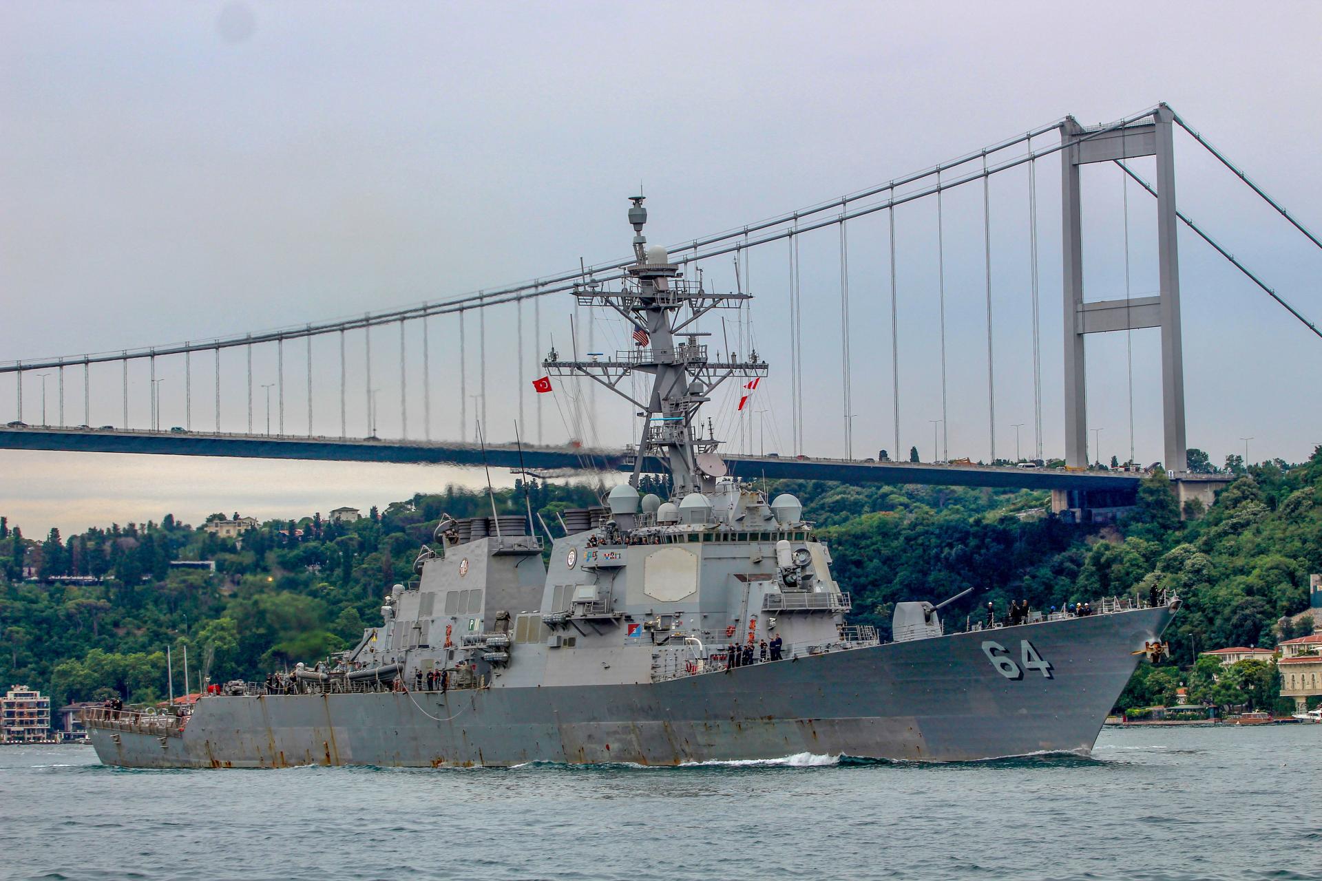 Americký torpédoborec zostrelil v Červenom mori dron vypustený z Jemenu, smeroval k lodi