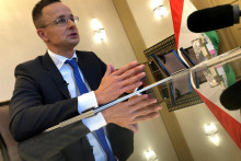 Maďarský minister zahraničia Péter Szijjártó. FOTO: REUTERS