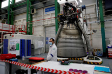 Motor Vulcain 2.1 rakety Ariane 6. FOTO: Reuters