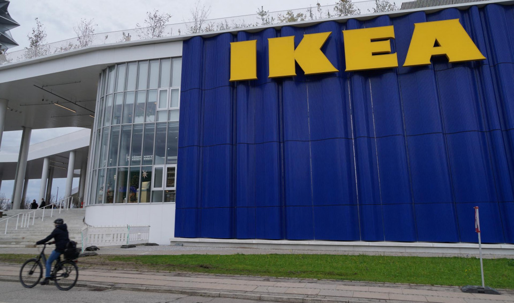 Pohľad na nápis Ikea na jednej z pobočiek v Kodani, Dánsko. FOTO: Reuters