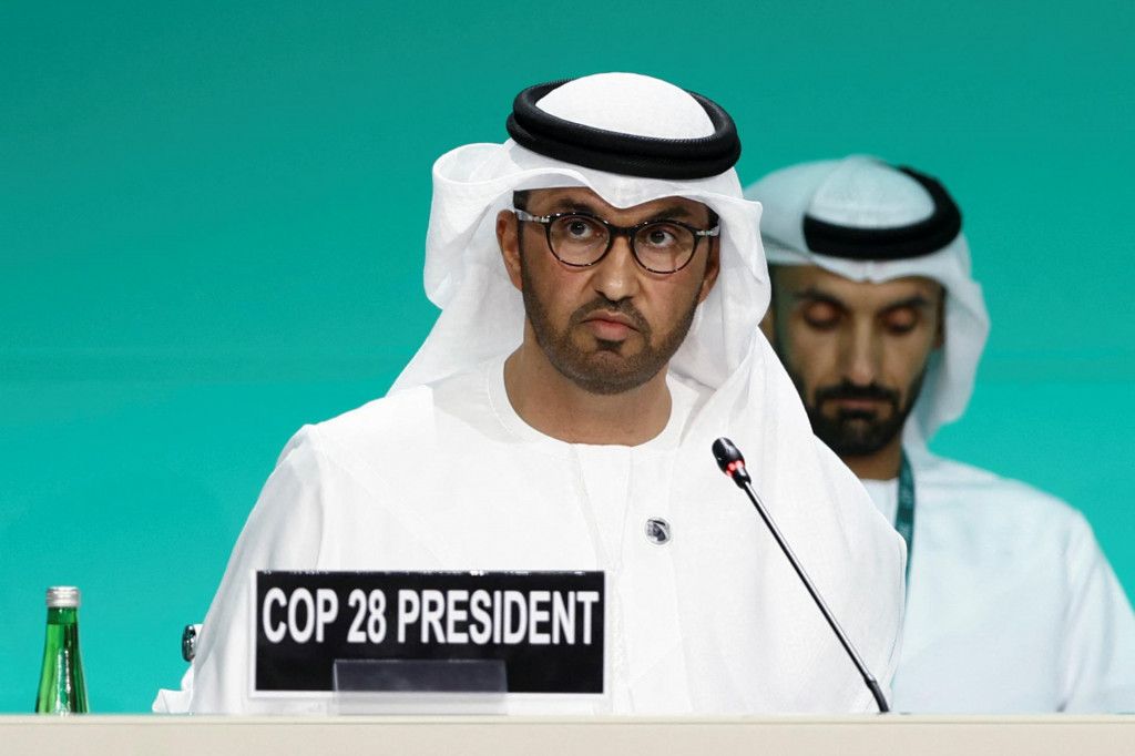 Predseda COP28 Sultan Ahmed Al Jaber. FOTO: Reuters