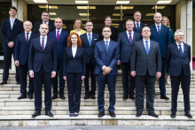 Vláda odborníkov, ktorá vystriedala kabinet Eduarda Hegera. FOTO: TASR/Jakub Kotian