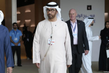 Prezident COP28 Sultán Ahmad al-Džábir. FOTO: TASR/AP
