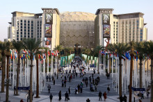 Dubajské výstavisko Expo City počas konferencie OSN o zmene klímy (COP28). FOTO: Reuters
