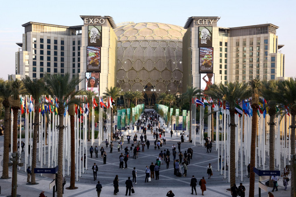 Dubajské výstavisko Expo City počas konferencie OSN o zmene klímy (COP28). FOTO: Reuters