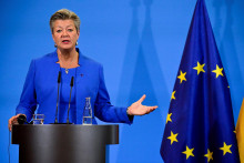 Eurokomisárka pre vnútorne záležitosti Ylva Johanssonová. FOTO: Reuters