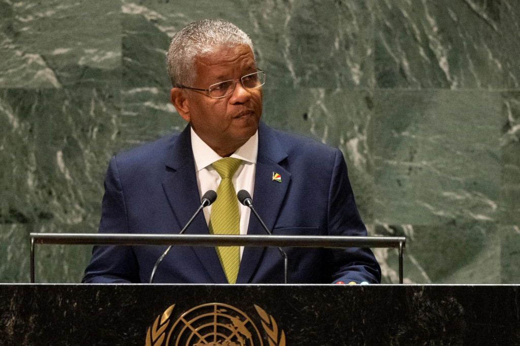 Prezident ostrovného štátu Seychely Wavel Ramkalawan. FOTO: Reuters