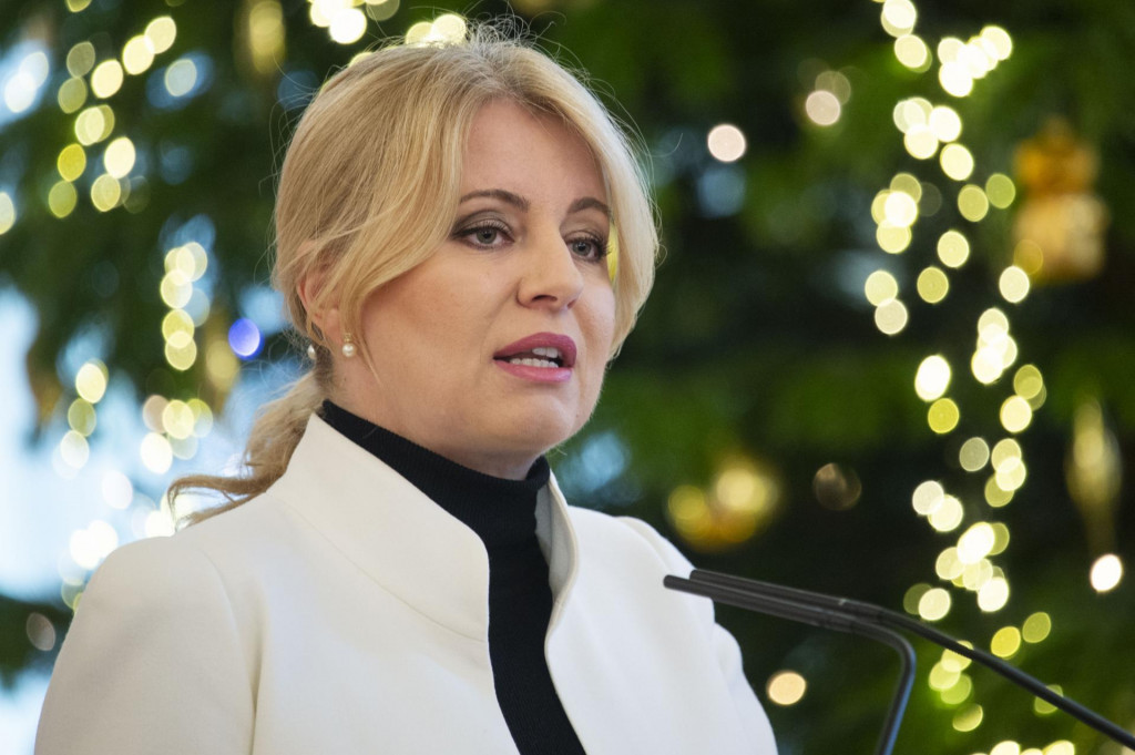 Prezidentka Zuzana Čaputov&aacute;. FOTO: TASR/Jakub Kotian