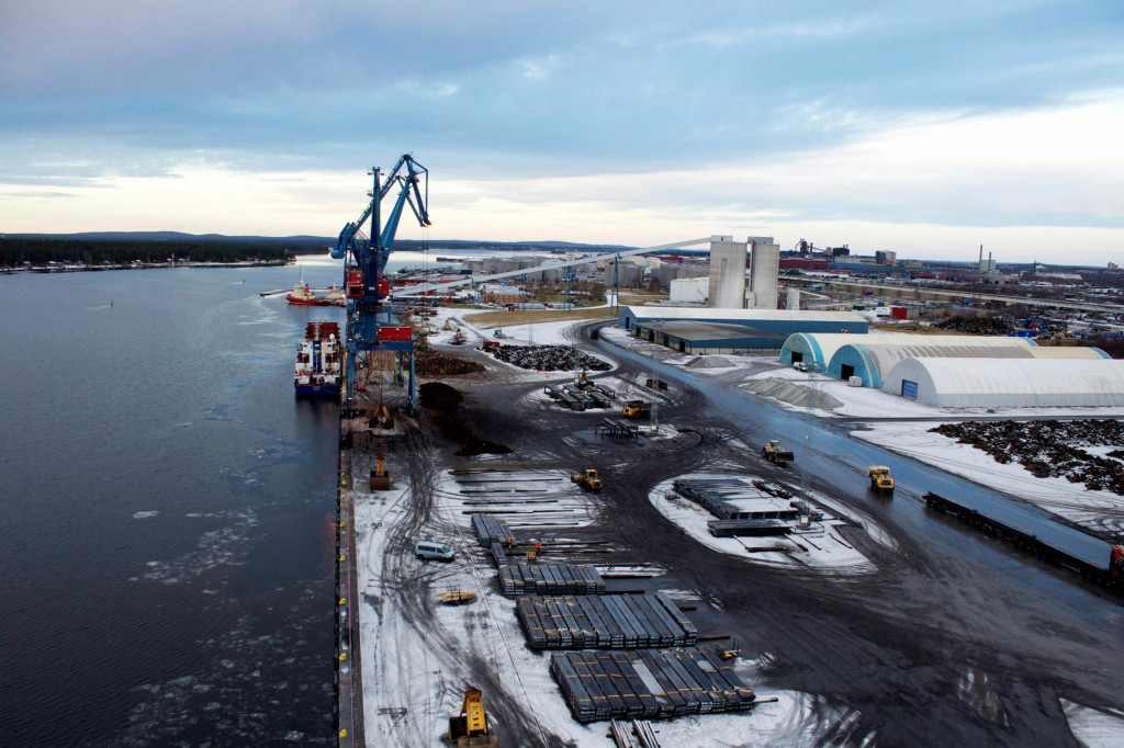 Švédsky prístav Lulea. FOTO: REUTERS