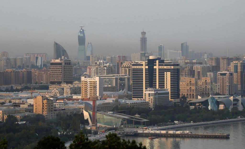 Baku, hlavné mesto Azerbajdžanu. FOTO: Reuters