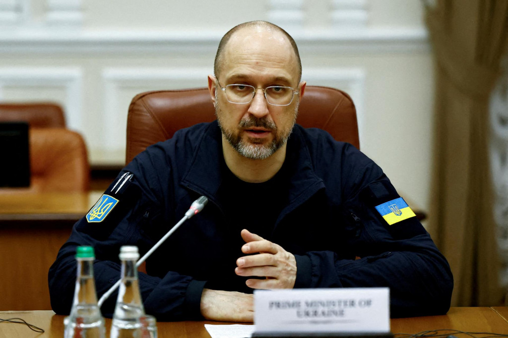 Ukrajinský premiér Denys Šmyhaľ. FOTO: Reuters