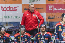 Peter Oremus trénoval v aktuálnej sedzóne hokejistov HKM Zvolen. FOTO: TASR/Jaroslav Novák