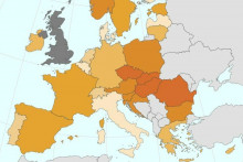 Inflácia v európskych krajinách za november 2023. MAPA: Eurostat