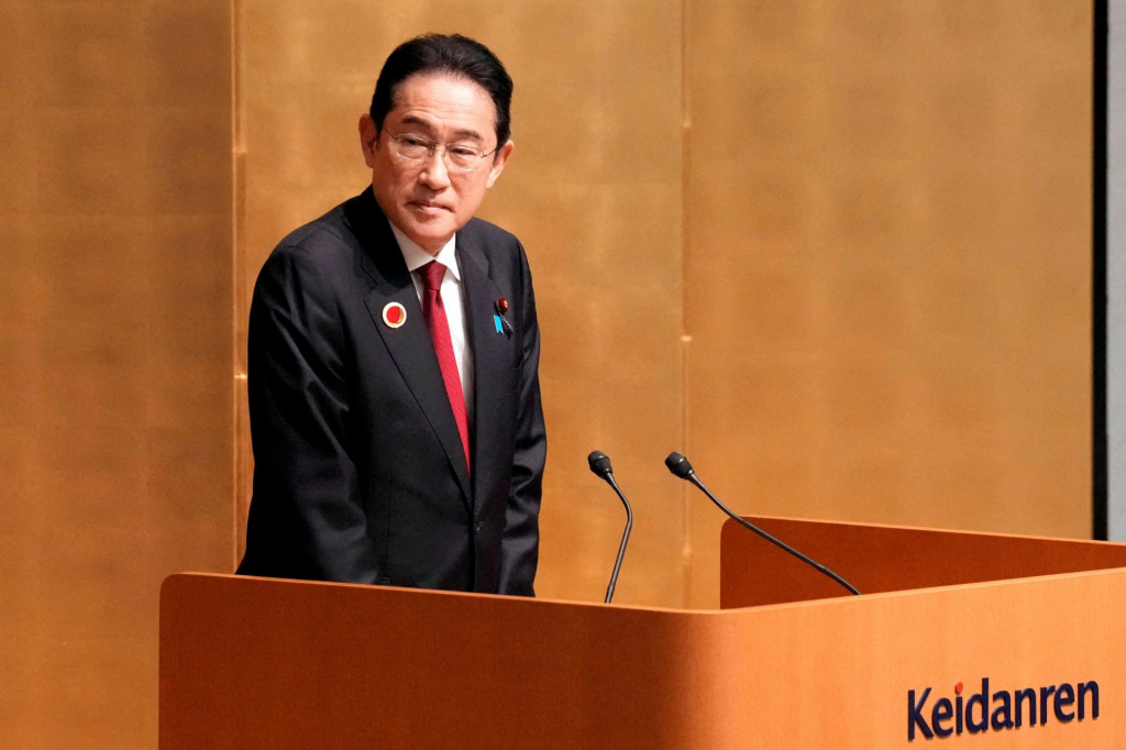 Japonský premiér Fumio Kišida. FOTO: Reuters
