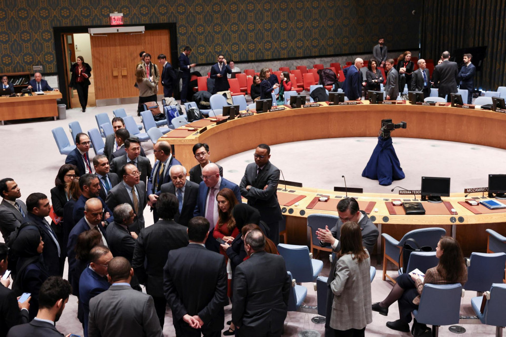 Zasadanie Bezpečnostnej rady OSN. FOTO: REUTERS