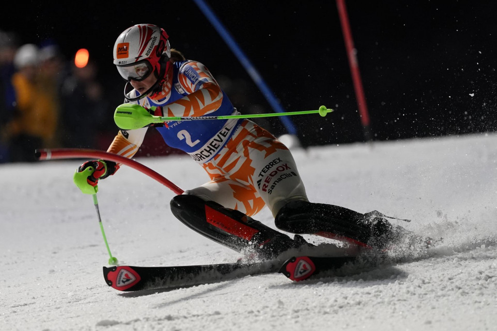 Slovenská lyžiarka Petra Vlhová. FOTO: TASR/AP
