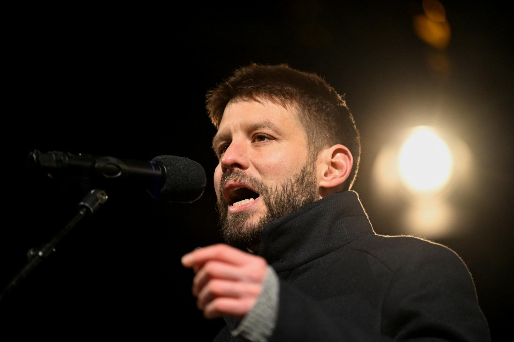 L&iacute;der PS Michal &Scaron;imečka. FOTO: Reuters