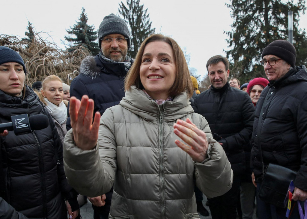 Moldavská prezidentka Maia Sanduová. FOTO: REUTERS
