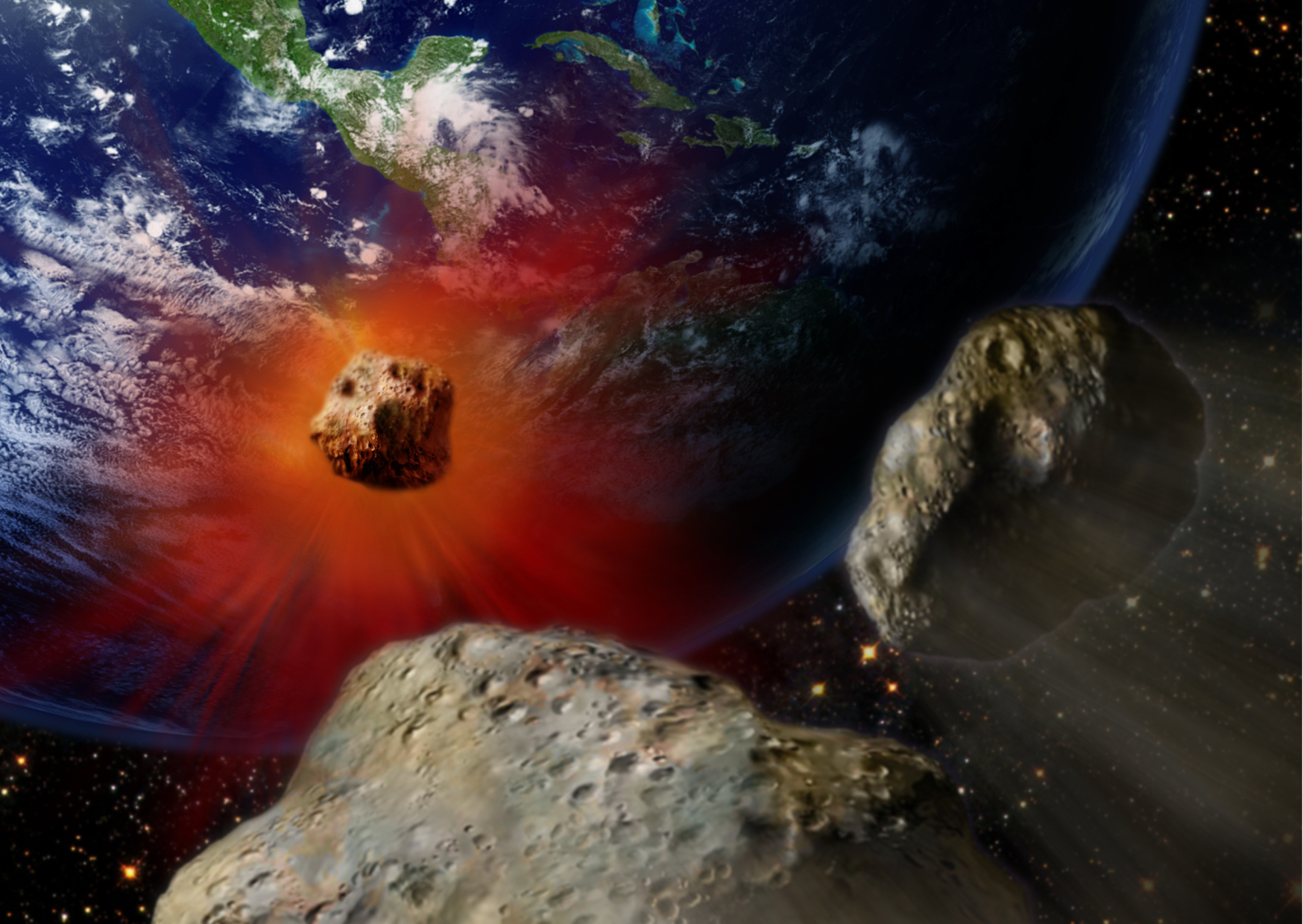 Trhá nebezpečné asteroidy na kusy. Život na Zemi chráni jej gravitácia, myslia si vedci