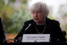 Ministerka financií USA Janet Yellen. FOTO: Reuters