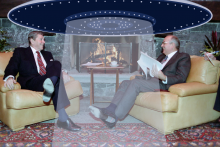 Ronald Reagan a Michail Gorbačov