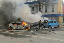Útok v Belgorode. FOTO: Reuters