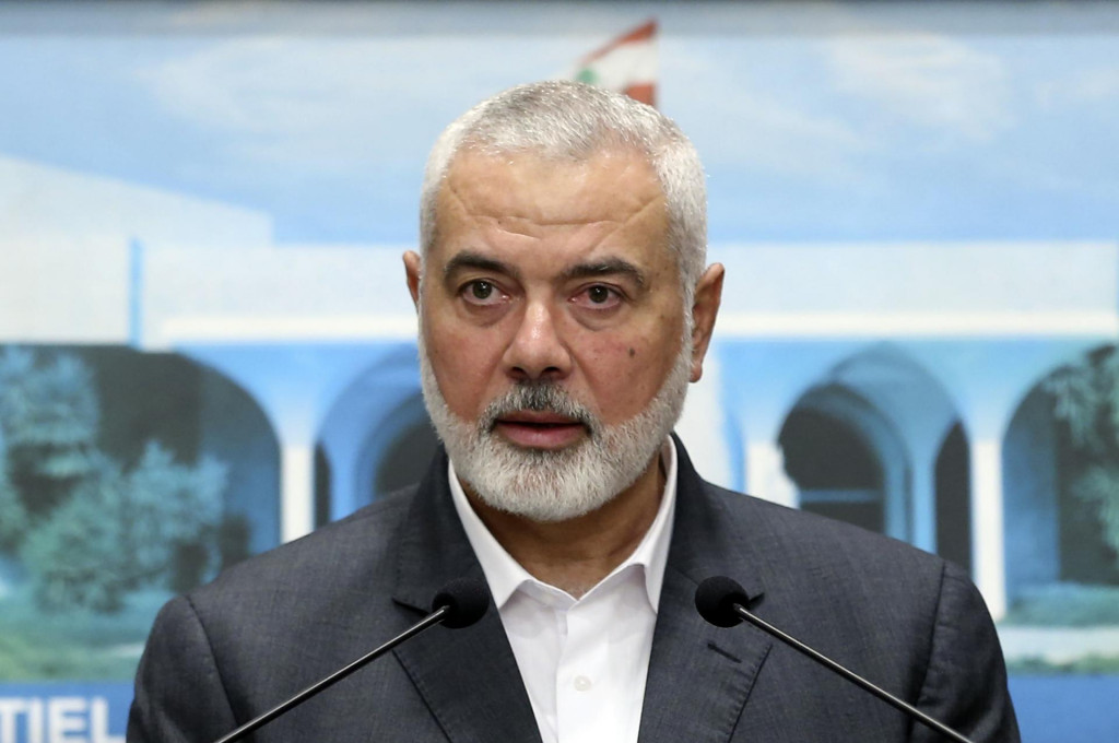 Vodca palestínskeho radikálneho hnutia Hamas Ismáíl Haníja. FOTO TASR/AP