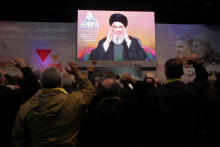 Vodca libanonského hnutia Hizballáh Hasan Nasralláh. FOTO: REUTERS