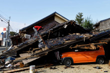 Prefektúra Išikawa zasiahnutá zemetrasením. FOTO: Reuters
