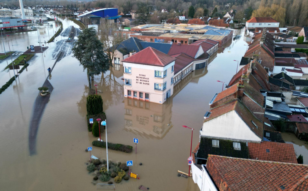 Záplavy vo Francúzsku. FOTO: TASR/AP