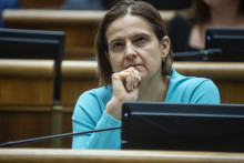 Poslankyňa Národnej rady Mária Kolíková (SaS). FOTO: TASR/ Jakub Kotian