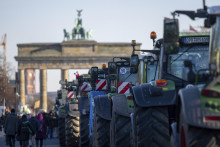 Nemecko ochromil masívny protest farmárov. FOTO: TASR/AP