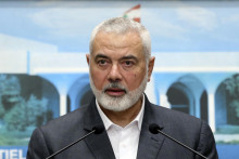 Vodca palestínskeho radikálneho hnutia Hamas Ismáíl Haníja. FOTO: TASR/AP
