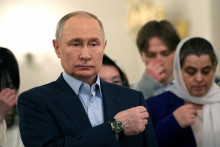 Cena odstrašenia Vladimira Putina po dobytí Ukrajiny by bola podľa poľského ministra zahraničných vecí Radoslawa Sikorskeho výrazne, ako sú aktuálne náklady na zásobovanie Ukrajincov. FOTO: Reuters