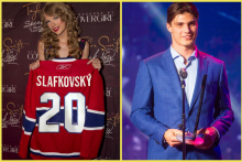 Taylor Swift údajne drží dres slovenského hokejistu, je to ale hoax