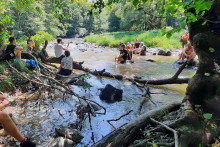 Popri rieke Slatina vznikol s podporou Nadácie VÚB náučný chodník, ktorým chcú ochranári posilniť osvetu a ekoturizmus v lokalite medzi Zvolenom a Zvolenskou Slatinou.