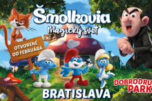 Šmolkovia - Magický svet otvoria brány do šmolkovskej dedinky i zábavného parku už vo februári.